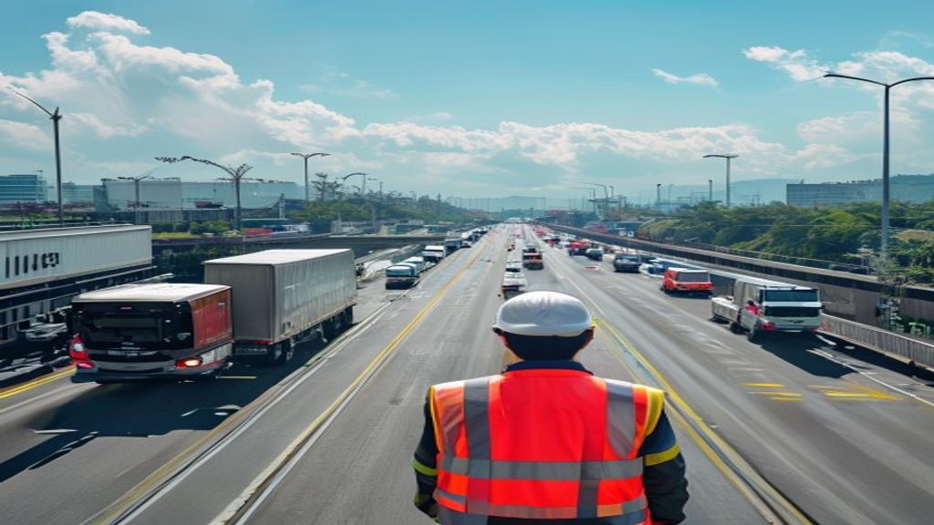 Tol Bekasi Barat: Dampak Ekonomi dan Tantangan Pembangunan 2 Pemandangan Tol Bekasi Barat dengan kendaraan melaju cepat di siang hari