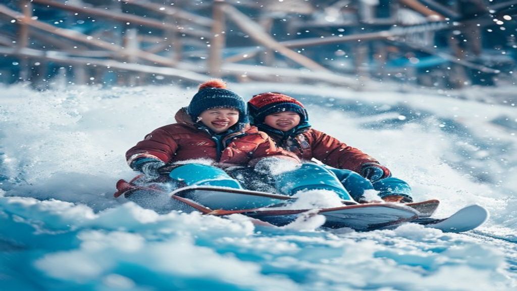 Trans Snow World Bekasi: Harga, Fasilitas, dan Tips Praktis 1 Pengunjung bersenang‑senang di Trans Snow World Bekasi, arena salju buatan dengan seluncuran dan arena bermain