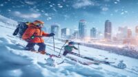 AI Image: trans snow world bekasi illustration