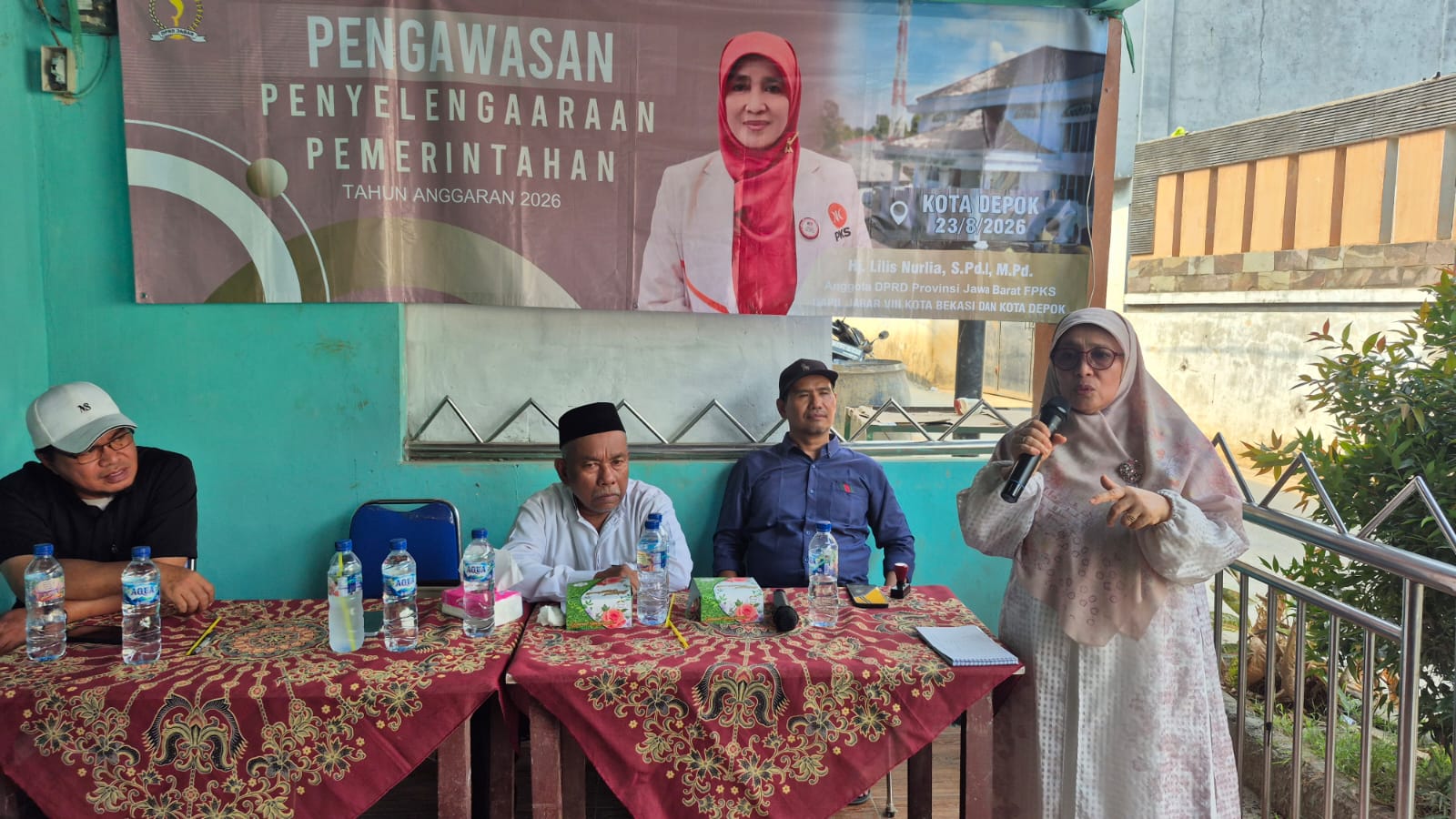 Anggota DPRD Jabar Lilis Nurlia Awasi Layanan SMA Lewat Wasper di Tapos Depok