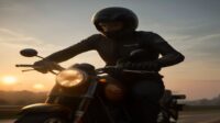 AI Image: bekasi depok berapa jam naik motor illustration