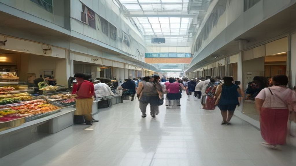Mega Bekasi Hypermall: Dampak Ekonomi & Tantangan Pengembangan 1 Mega Bekasi Hypermall dengan fasad modern, area parkir luas, dan toko ritel terkemuka di pusat kota Bekasi